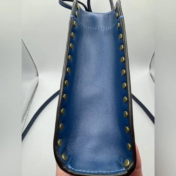 COACH Mini Cashin Tote with Rivets Crossbody Strap - Picture 6 of 17